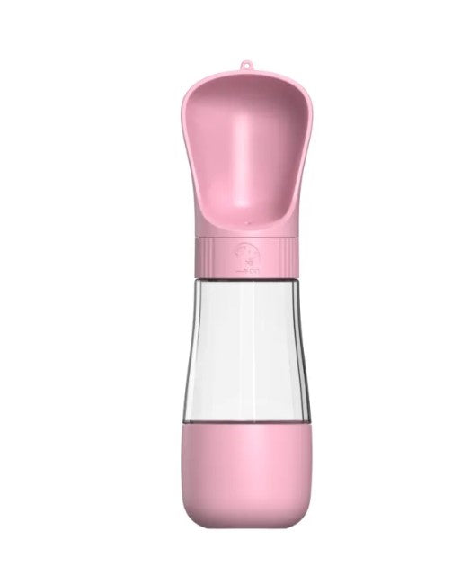 3-in-1 Portable Pet Travel Bottle — Water, Food & Bag Dispenser